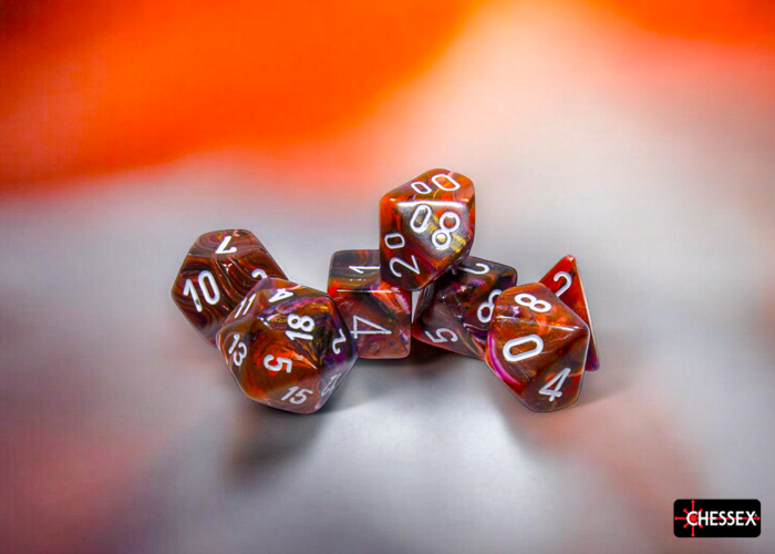 Chessex Festive Polyhedral Symphony/white 7-Die Set